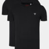 Guess Комплект тениски Caleb U97G03 KCD31 Черен Regular Fit цвят на ниска цена