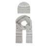 Guess Комплект шал и шапка W5PZ18 Z3LQ0 Сив цвят на ниска цена