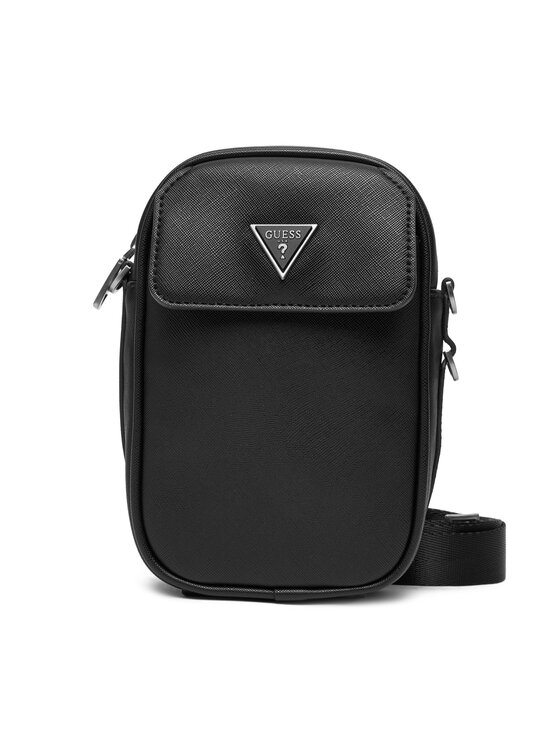 Guess Мъжка чантичка HMMISA P5425 Черен цвят на ниска цена