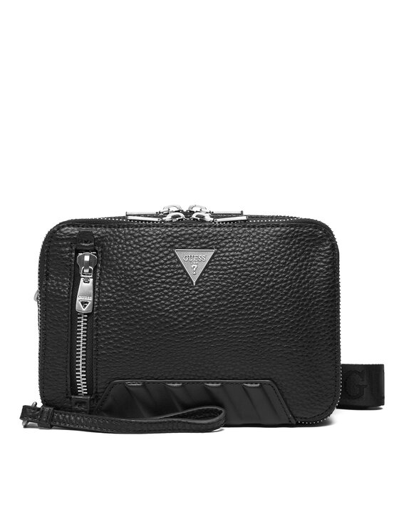 Guess Мъжка чантичка HMTOLG P5429 Черен цвят на ниска цена