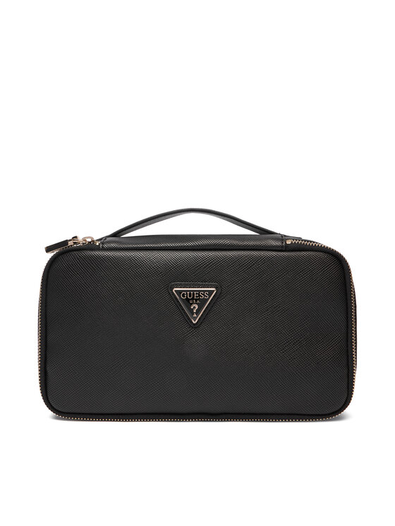 Guess Несесер Norom TWSN90 91045 Черен цвят на ниска цена