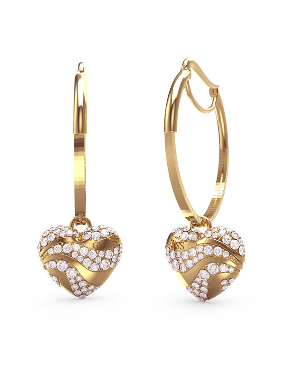 Guess Обици JUBE04 505JW Златист цвят на ниска цена