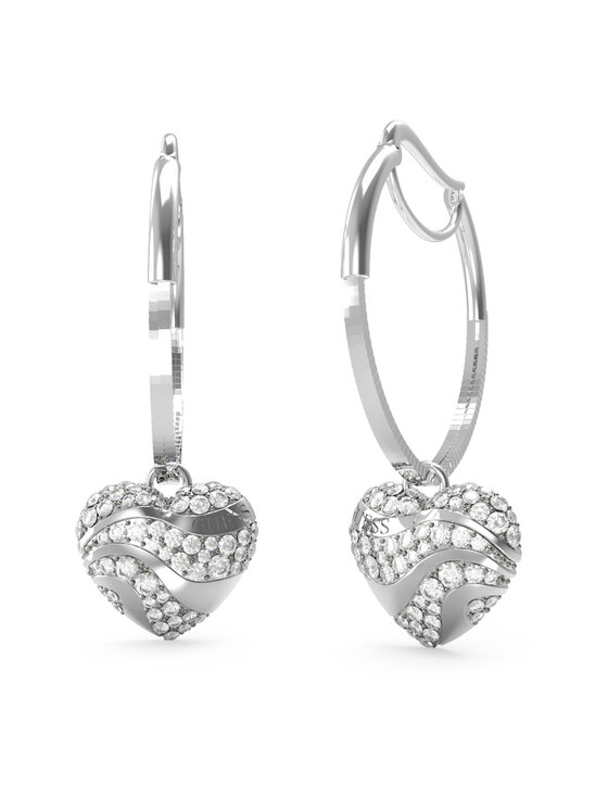 Guess Обици JUBE04 505JW Сребрист цвят на ниска цена