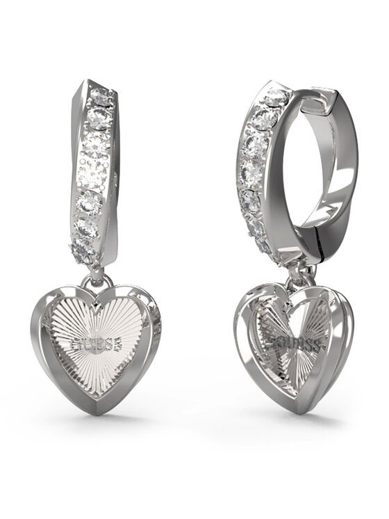 Guess Обици JUBE04 615JW Сребрист цвят на ниска цена