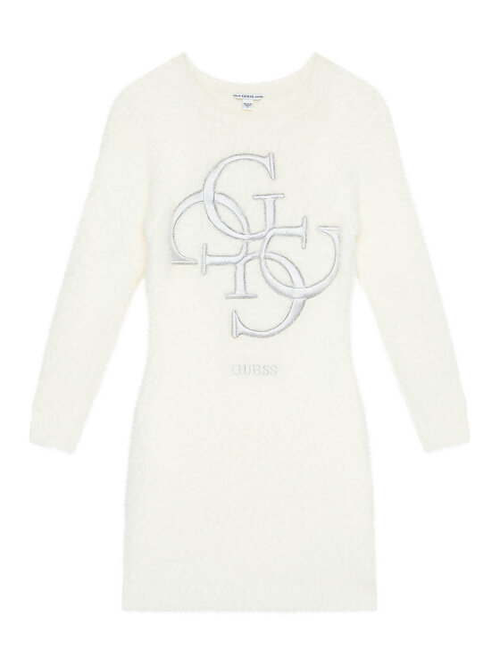 Guess Плетена рокля J5BK08 Z0720 Екрю Regular Fit цвят на ниска цена