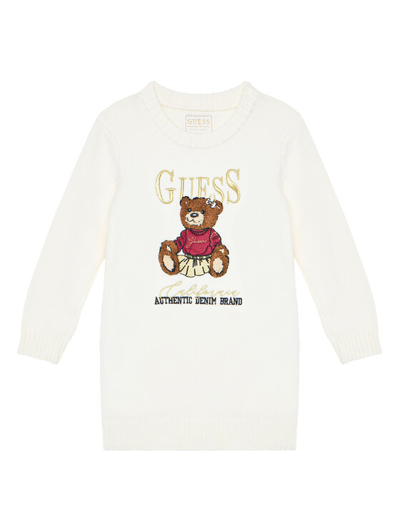 Guess Плетена рокля K5BK01 Z3GS0 Екрю Regular Fit цвят на ниска цена
