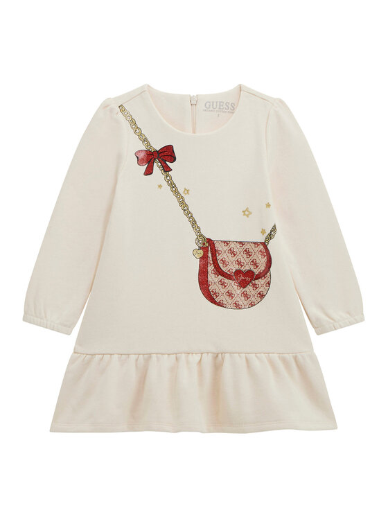 Guess Плетена рокля K5BK21 KAD74 Екрю Regular Fit цвят на ниска цена