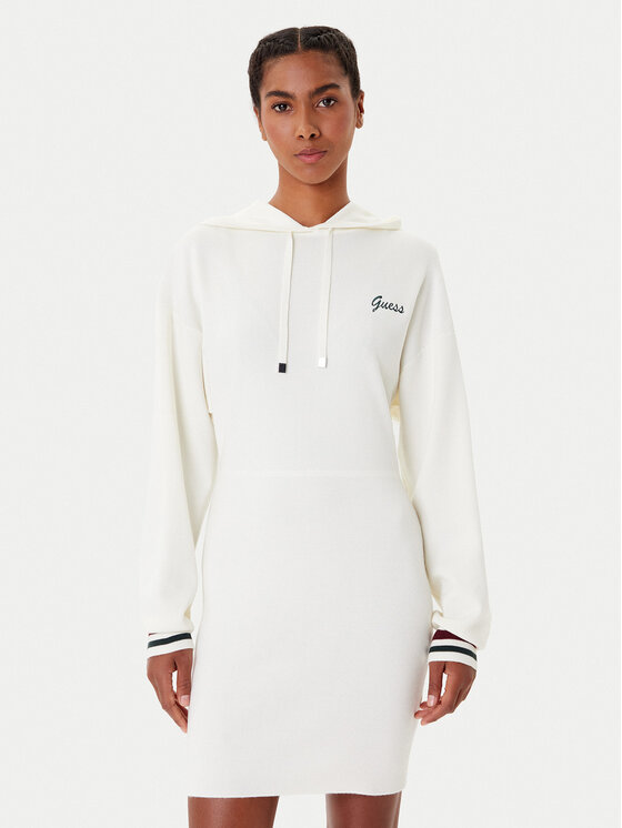 Guess Плетена рокля V5BK01 Z1152 Екрю Regular Fit цвят на ниска цена