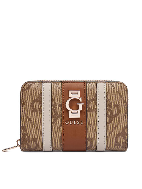 Guess Портфейл Erenia Slg SWSO78 38140 Бежов цвят на ниска цена