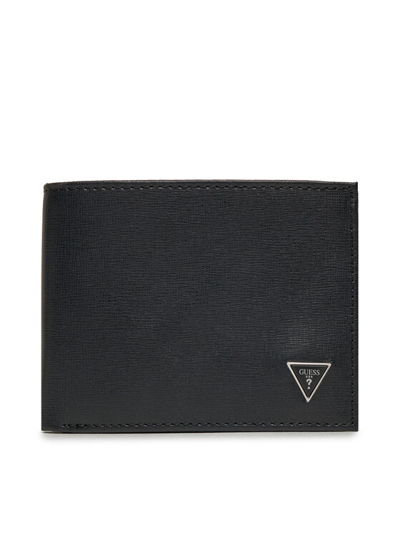 Guess Портфейл SMCSLE LEA24 Черен цвят на ниска цена