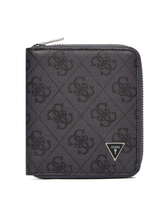 Guess Портфейл SMMALO LEA02 Сив цвят на ниска цена