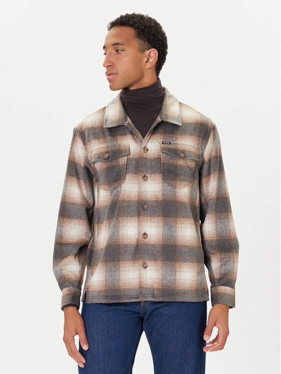 Guess Преходно яке M5BH31 W2012 Бежов Regular Fit цвят на ниска цена