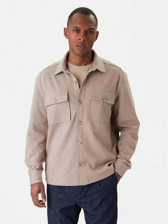 Guess Преходно яке M5BP28 K0801 Бежов Classic Fit цвят на ниска цена