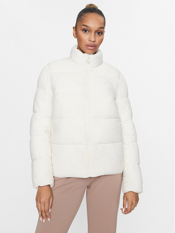 Guess Преходно яке V3BL13 WFUD0 Екрю Regular Fit цвят на ниска цена