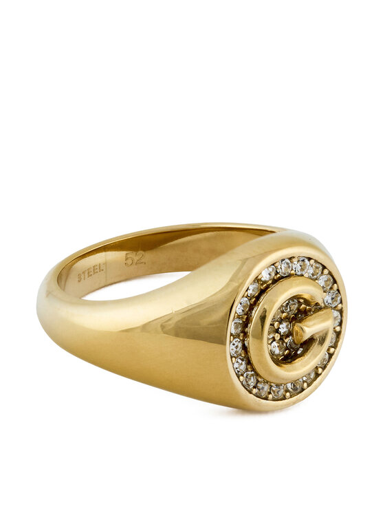 Guess Пръстен JUBR05 449JW Златист цвят на ниска цена