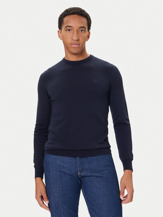 Guess Пуловер M5YR26 Z0122 Тъмносин Slim Fit цвят на ниска цена