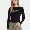 Guess Пуловер W5BR40 Z2NQ2 Черен Regular Fit цвят на ниска цена