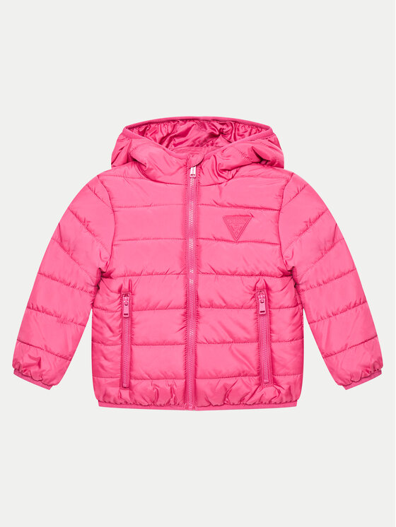 Guess Пухено яке H4BT03 WCFM0 Розов Regular Fit цвят на ниска цена