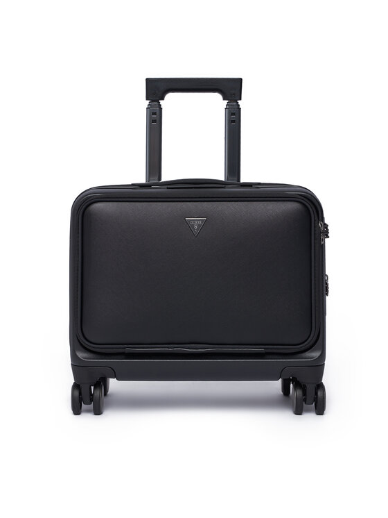 Guess Самолетен куфар за ръчен багаж TMVESF P5243 Черен цвят на ниска цена