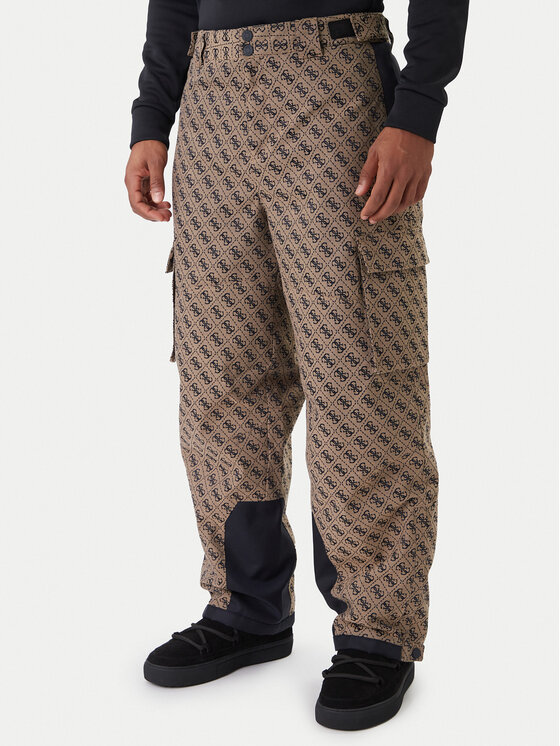 Guess Ски панталони M5BB77 WF182 Кафяв Regular Fit цвят на ниска цена