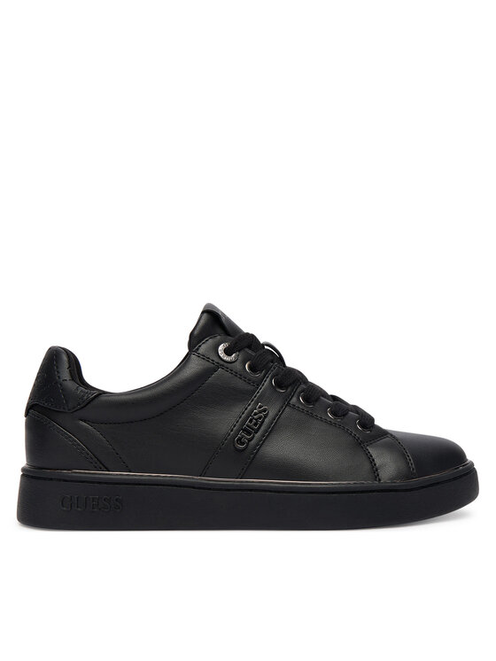 Guess Сникърси FLFBTZ ELE12 Черен цвят на ниска цена