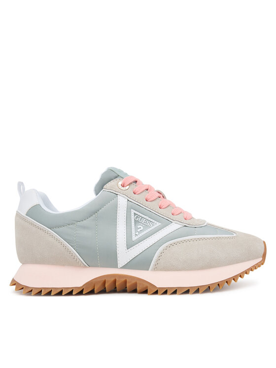 Guess Сникърси FLTBAI SUE12 Зелен цвят на ниска цена