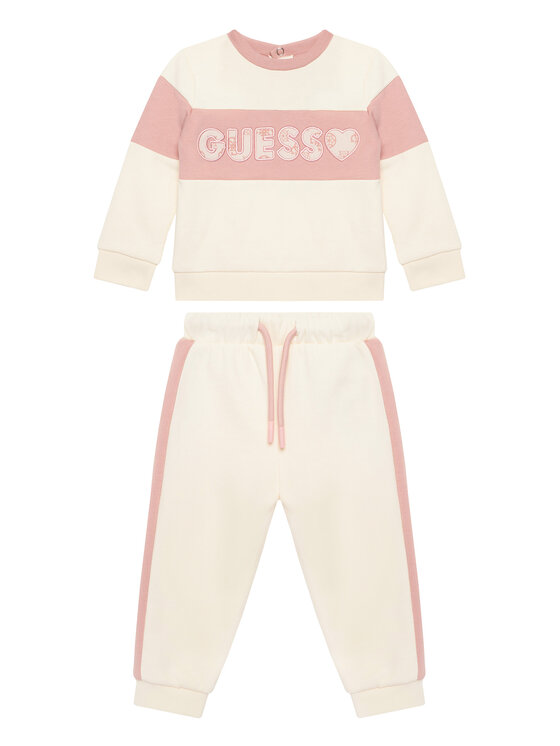 Guess Спортен екип A5BG11 KAV34 Екрю Regular Fit цвят на ниска цена