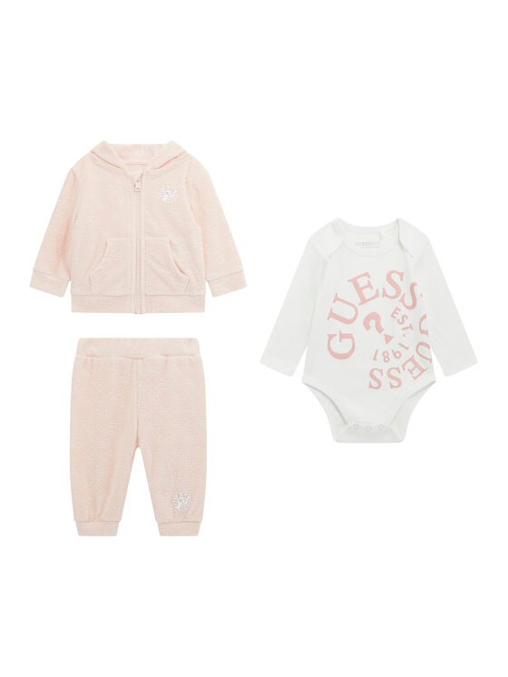 Guess Спортен екип H5BW02 KAVN4 Розов Regular Fit цвят на ниска цена