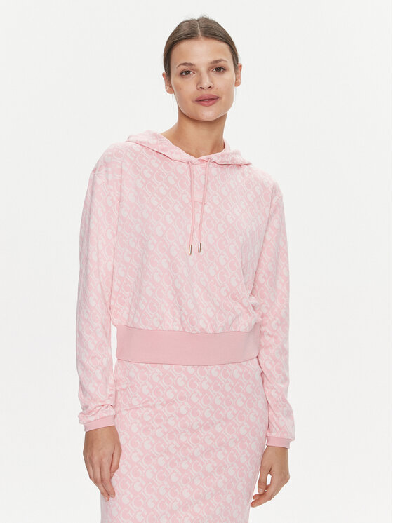 Guess Суитшърт Gl Logo V4RQ13 KC2X2 Розов Regular Fit цвят на ниска цена