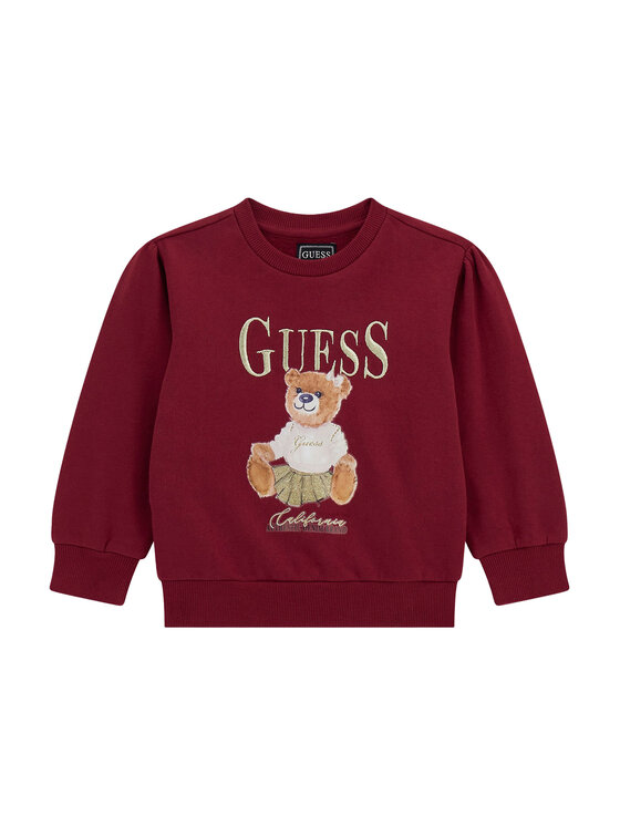 Guess Суитшърт K5BQ00 KAX74 Червен Regular Fit цвят на ниска цена