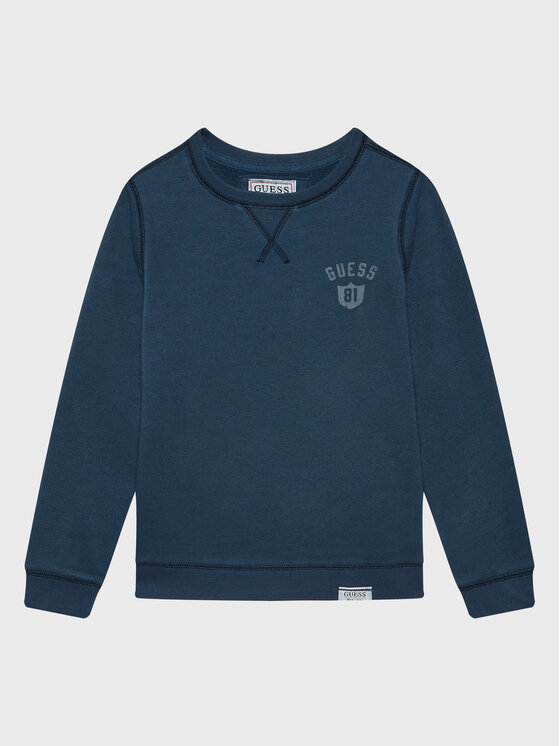 Guess Суитшърт L2YQ35 KB480 Тъмносин Regular Fit цвят на ниска цена