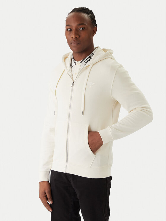 Guess Суитшърт M6RQ48 KCN01 Екрю Regular Fit цвят на ниска цена