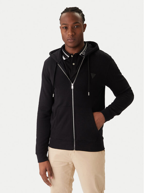 Guess Суитшърт M6RQ48 KCN01 Черен Regular Fit цвят на ниска цена