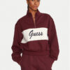 Guess Суитшърт V5BQ00 KCX22 Бордо Regular Fit цвят на ниска цена