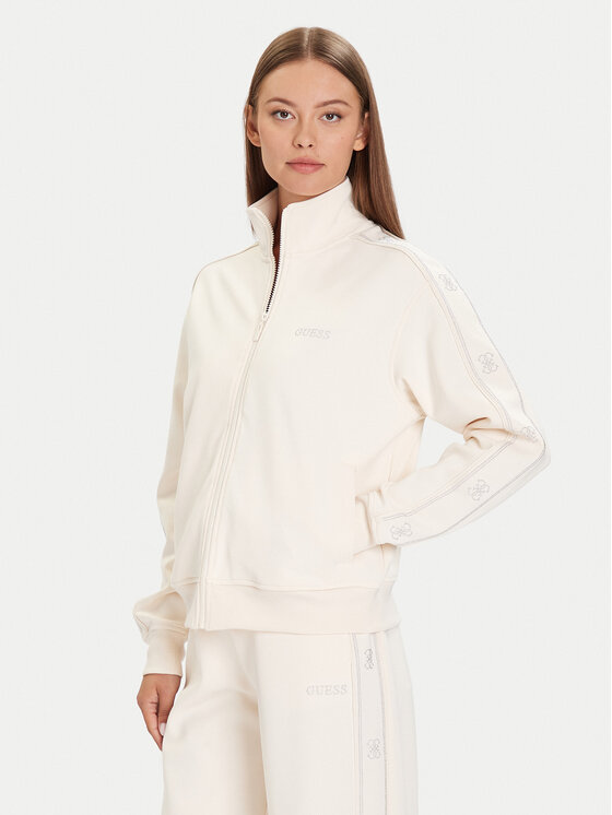 Guess Суитшърт V5BQ15 KCX22 Бежов Regular Fit цвят на ниска цена