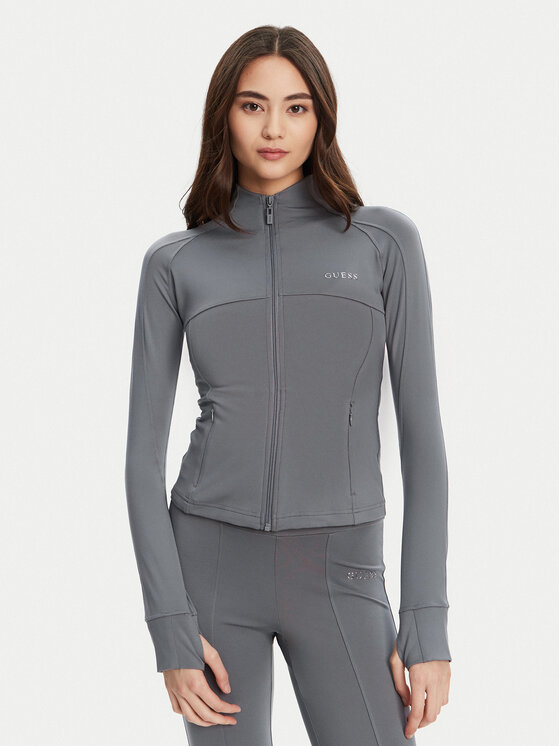 Guess Суитшърт V5RP17 KCD02 Сив Regular Fit цвят на ниска цена