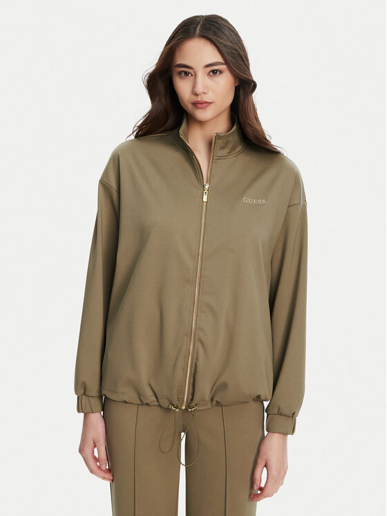 Guess Суитшърт V5YL09 KCX42 Кафяв Regular Fit цвят на ниска цена