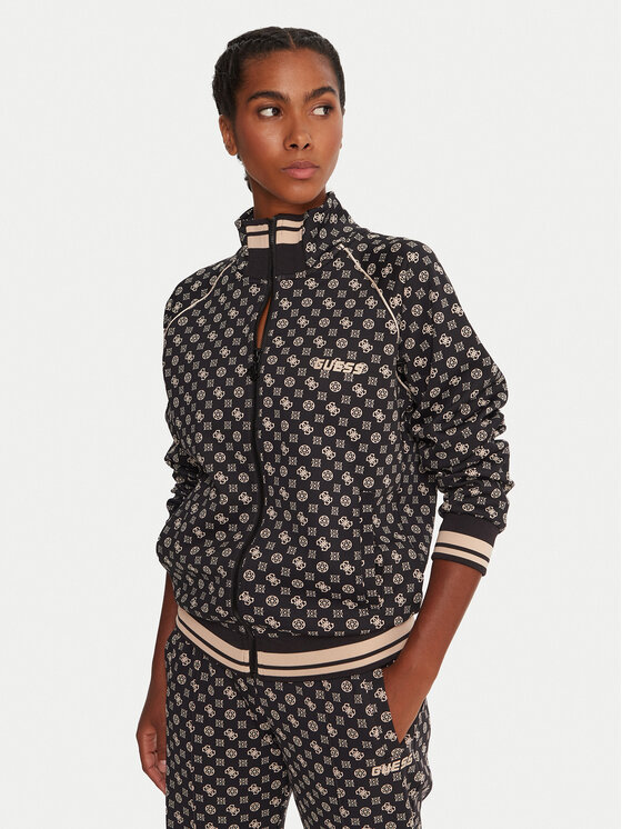 Guess Суитшърт V5YQ03 KB212 Черен Regular Fit цвят на ниска цена