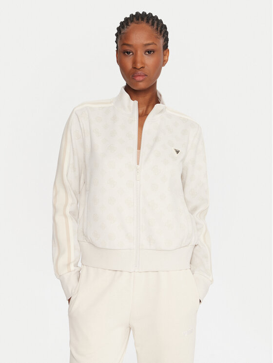 Guess Суитшърт V5YQ07 K0282 Екрю Regular Fit цвят на ниска цена