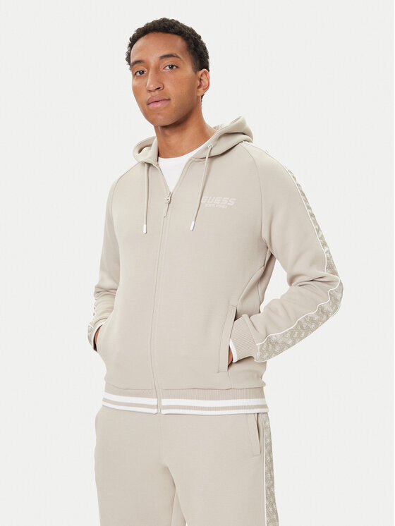 Guess Суитшърт Z5BQ12 KB3P2 Бежов Regular Fit цвят на ниска цена