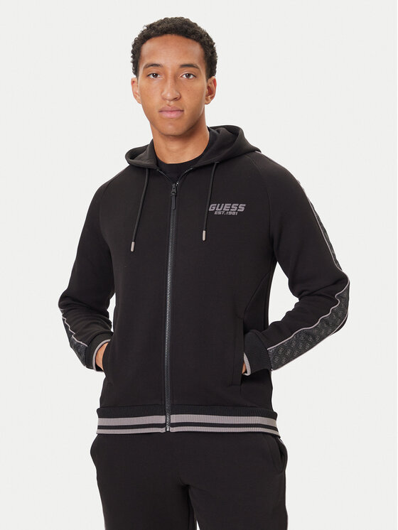 Guess Суитшърт Z5BQ12 KB3P2 Черен Regular Fit цвят на ниска цена