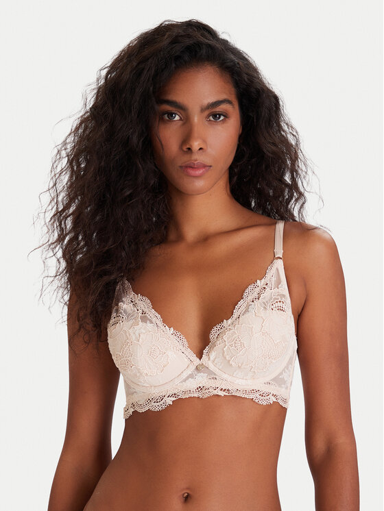 Guess Сутиен с банели O5YC03 KCVX0 Бежов цвят на ниска цена