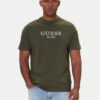 Guess Тишърт M5BI09 K8FQ4 Зелен Regular Fit цвят на ниска цена