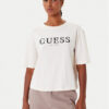 Guess Тишърт V5YI02 I3Z14 Бежов Boxy Fit цвят на ниска цена