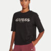 Guess Тишърт V5YI02 I3Z14 Черен Boxy Fit цвят на ниска цена