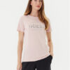Guess Тишърт V5YI12 J1314 Розов Regular Fit цвят на ниска цена