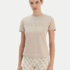 Guess Тишърт V6RI20 J1314 Бежов Regular Fit цвят на ниска цена