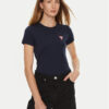 Guess Тишърт W2YI44 J1314 Син Slim Fit цвят на ниска цена