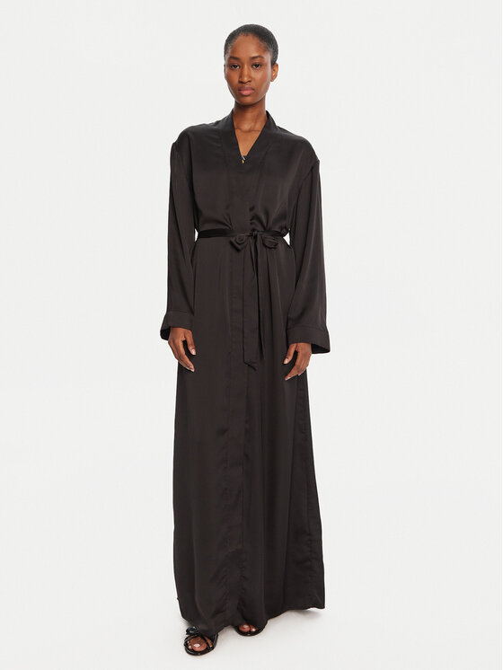 Guess Халат O5BX06 WH9C2 Черен цвят на ниска цена