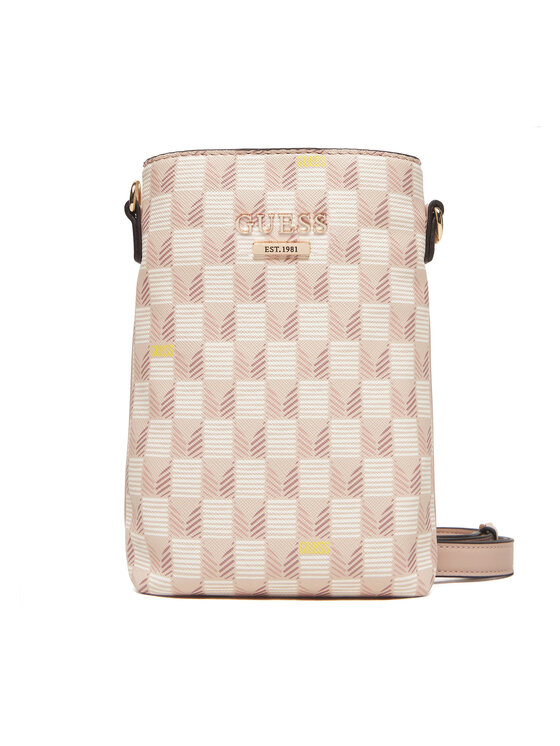 Guess Чантичка за телефон TWLW9676015 Бежов цвят на ниска цена